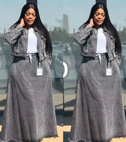 Ensemble Jupe et Veste en Jean