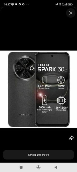 Tecno Spark 30C Smartphone