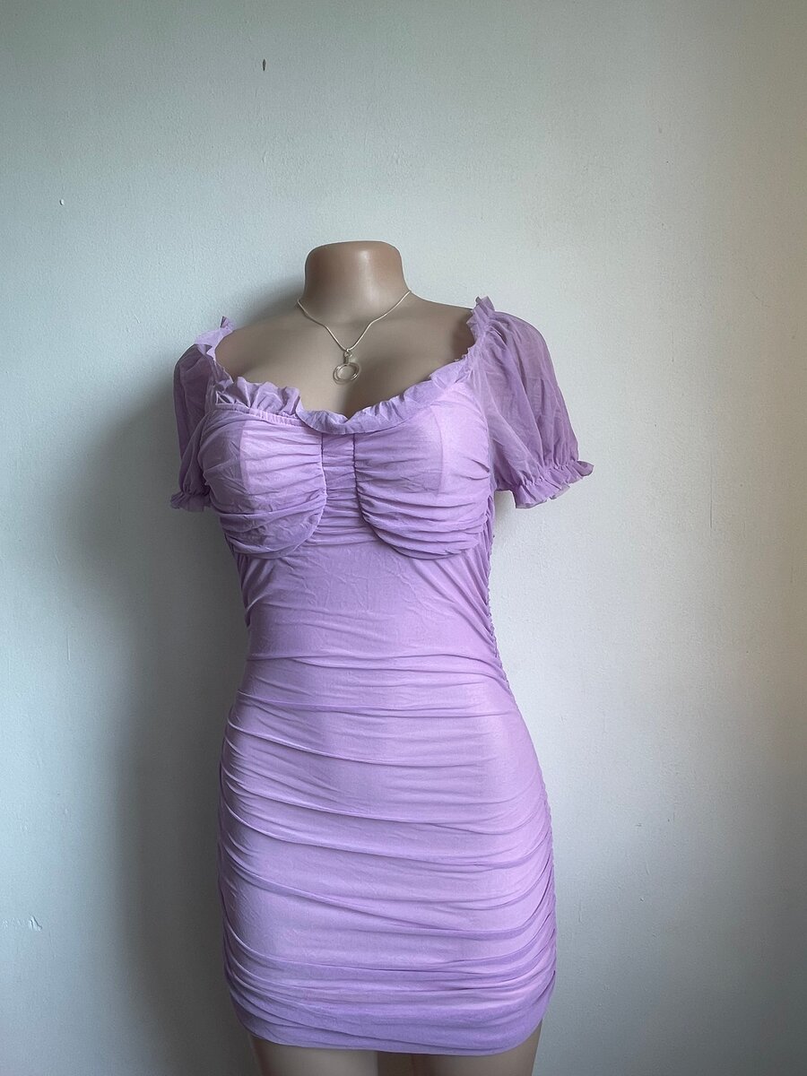 Elegant Ruched Mini Dress