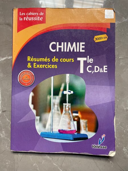 Chimie Tle C, D & E