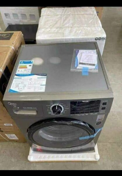 Lave-linge frontal en acier inoxydable