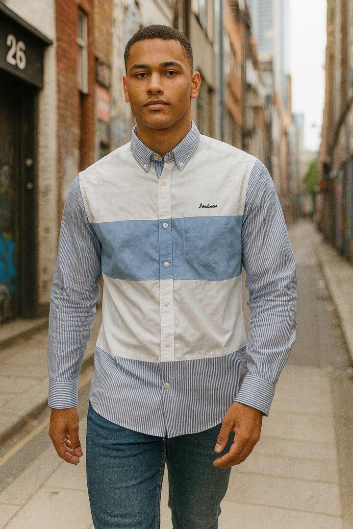 Chemise Homme à Rayures