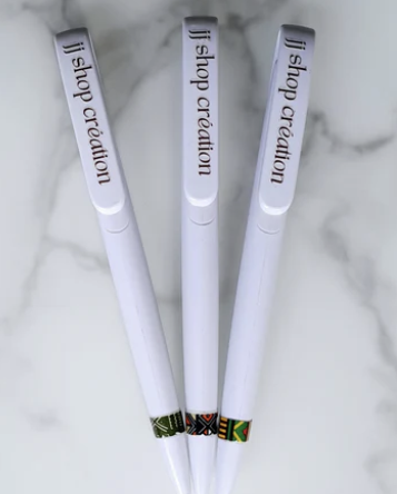 Stylo à motif pagne