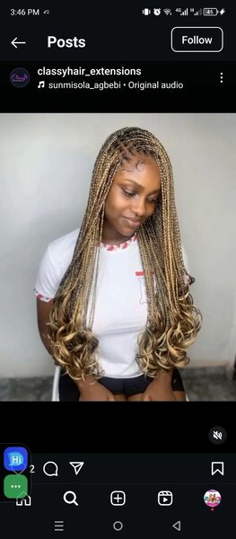 French curls extensions