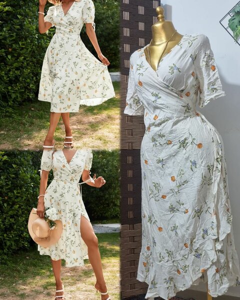 Robe d'été fleurie élégante