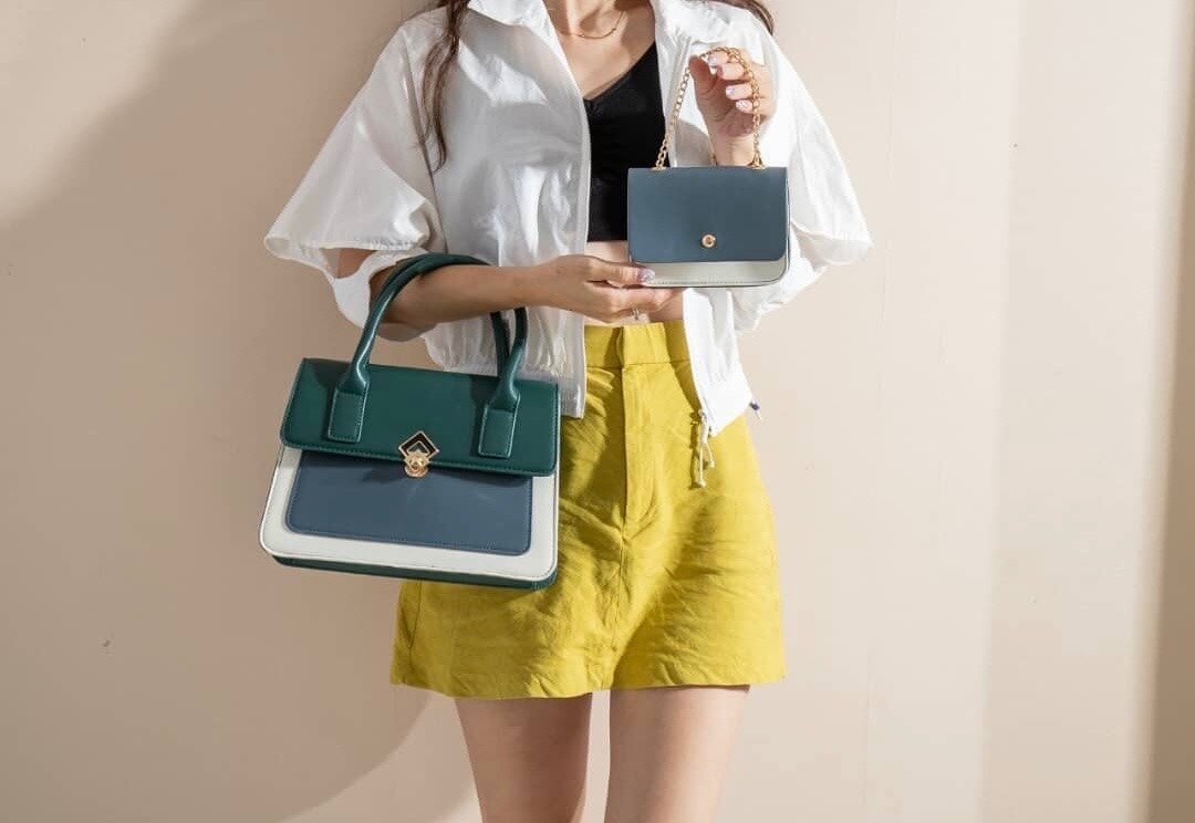 Sac à main en simili cuir