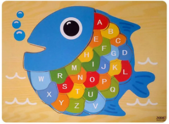 animal shapes English ABC Alphabet Learning Puzzle Jigsaw Intelligence Game Toys Education Children Kids