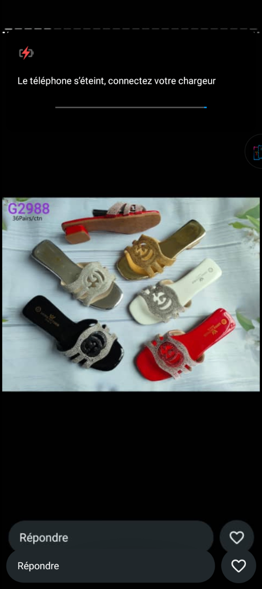 Sandales colorées femmes