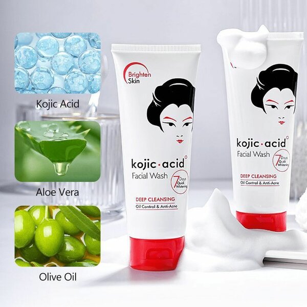 Kojic facial wash