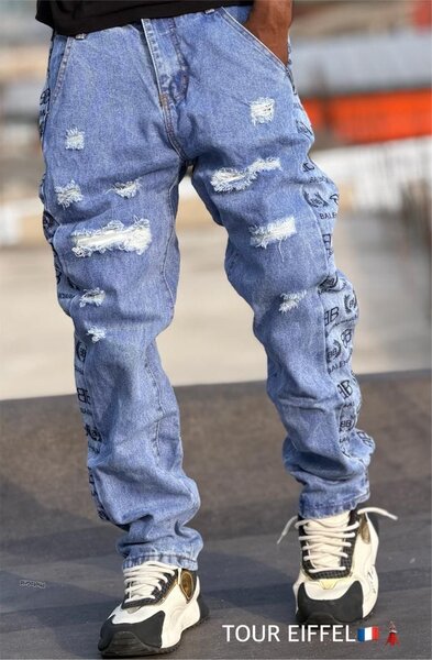 Jean Homme Style Déchiré