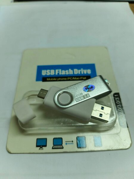 64 GB -Clé USB 3.0 Modèle 2en1