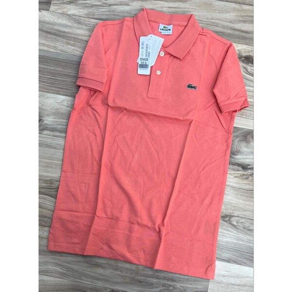 Polo Lacoste rose homme