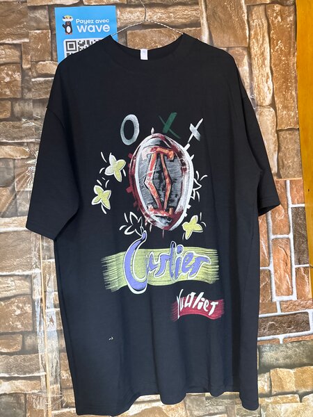 T-shirt en coton graphique