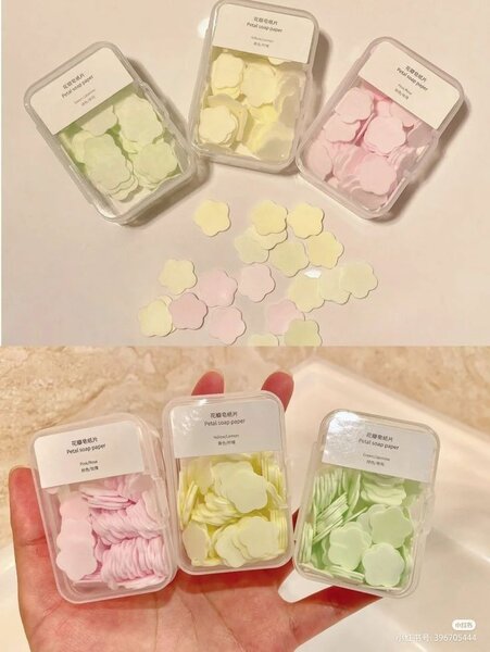 Pétales de savon parfumés