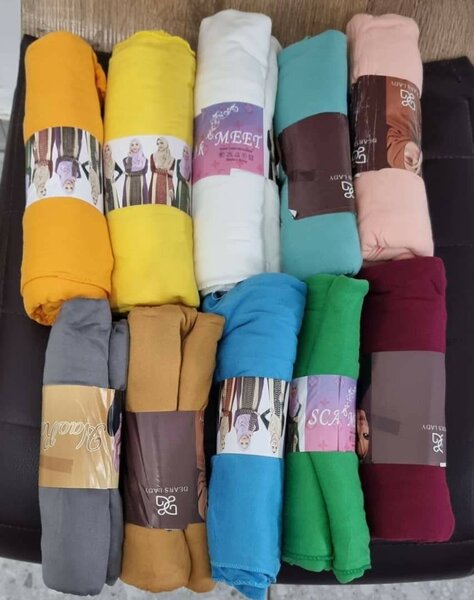 Jersey veil, crinkle veils and chiffon veils