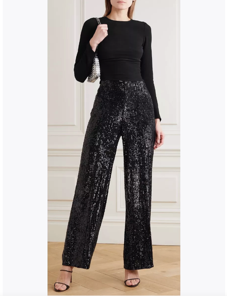 Брюки с пайетками