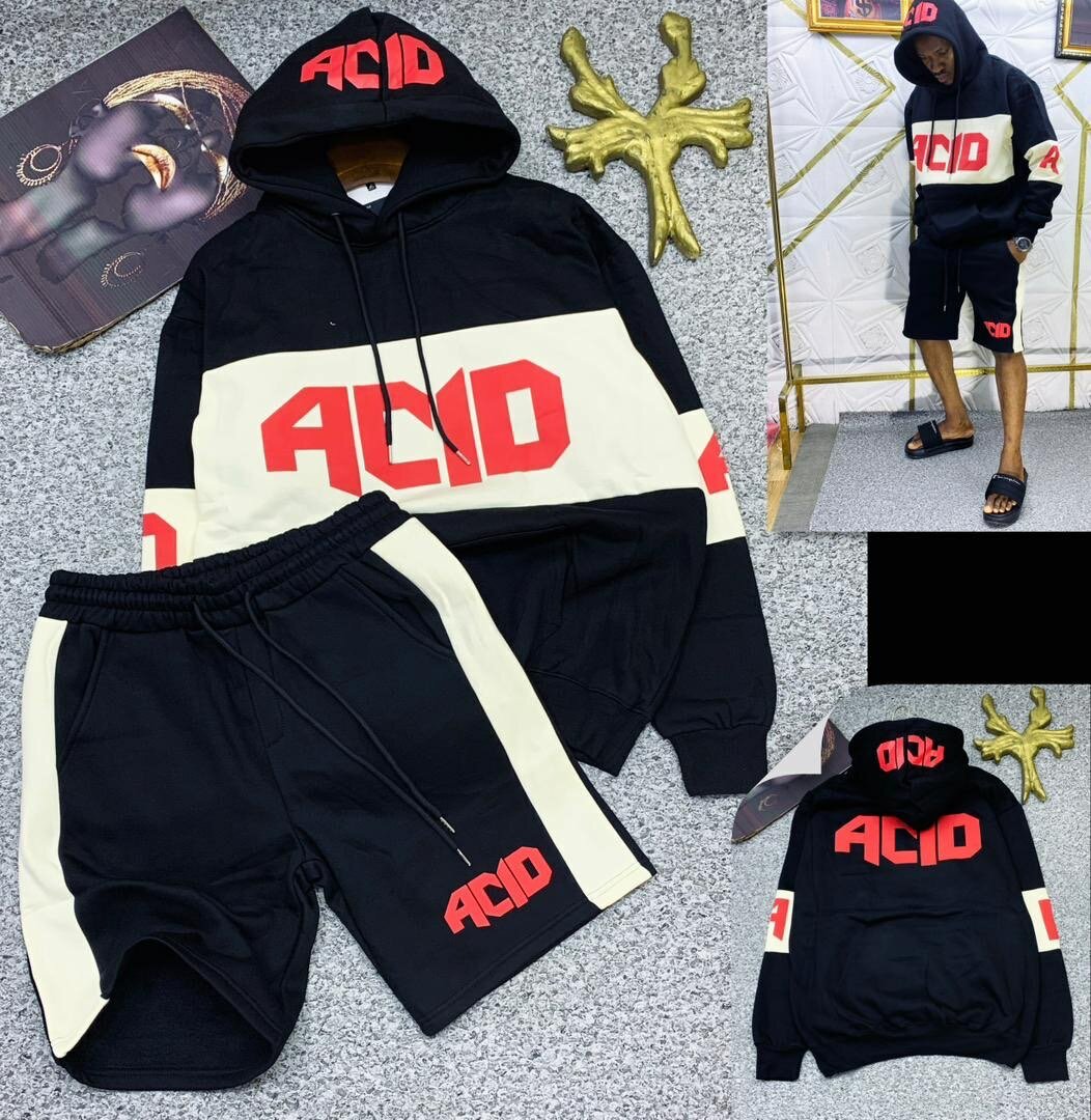 Top and down with hoodies