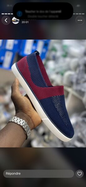 Sneaker en maille respirante