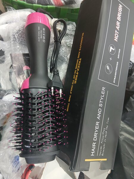 Brosse Chauffante Sèche-Cheveux