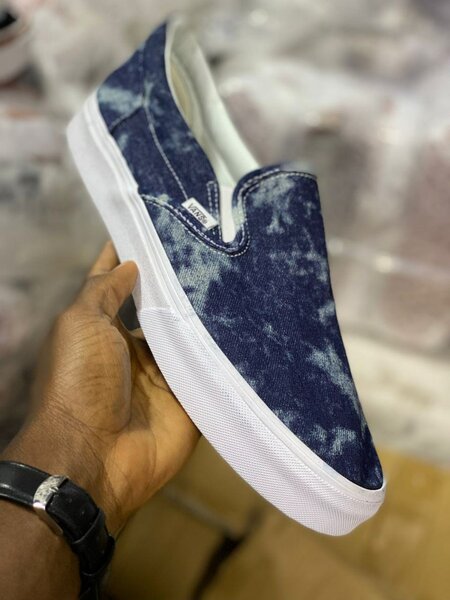 Vans Slip-On Bleu Denim Homme