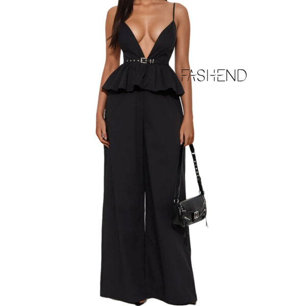 Combinaison noire élégante FASHEND