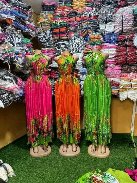 Robes Maxi Colorées pour Femmes
