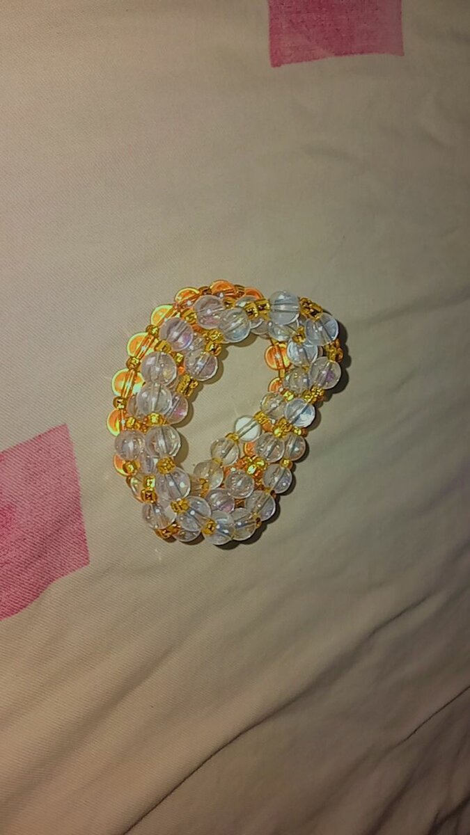 Citrine and Clear Quartz Bracelets