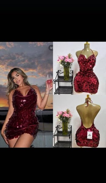 Robe à paillettes glam