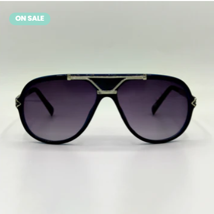LV Retro Blue Men Sunglasses