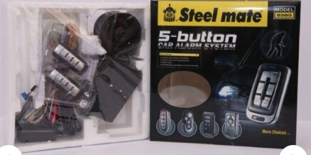  PreviousNext Steel Mate 5 Buttons Car Alarm System