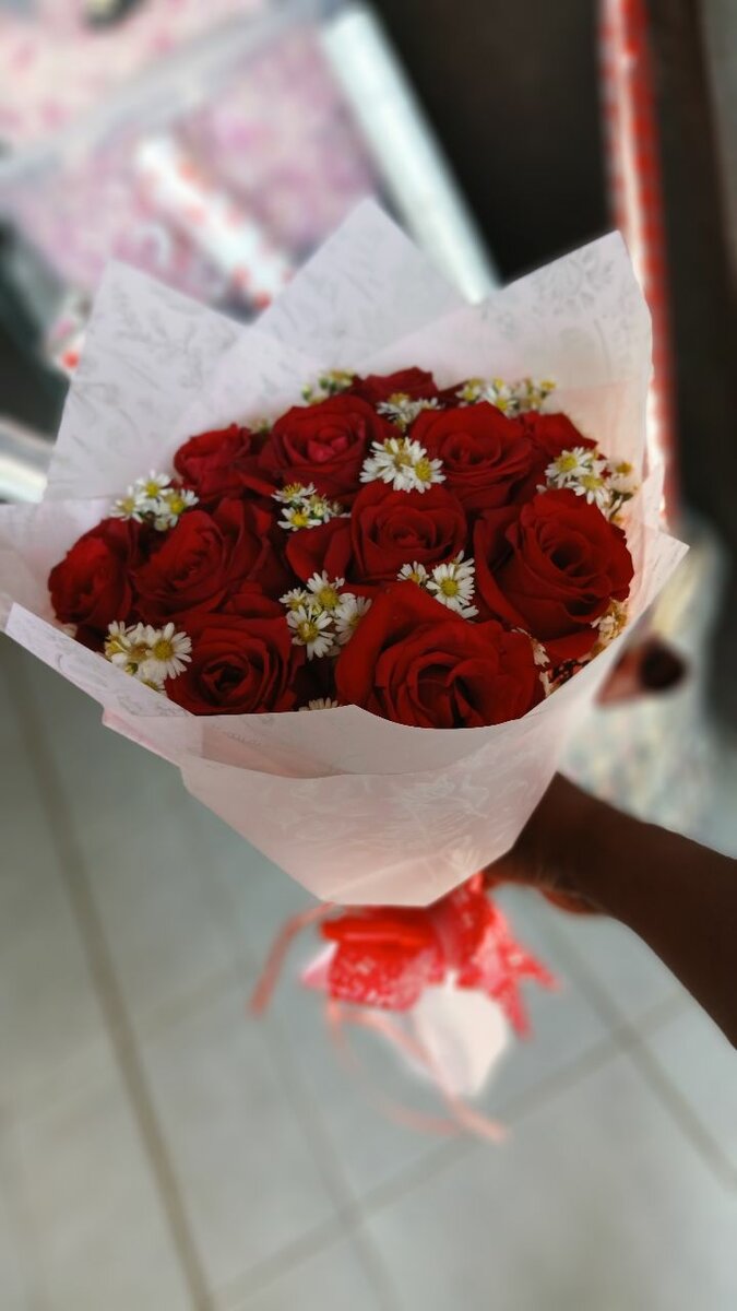 Bouquet de Roses Rouges Éclatantes