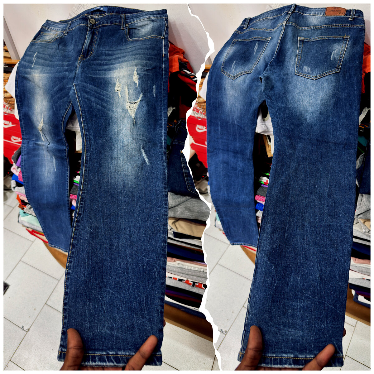Jeans décontractés homme robustes
