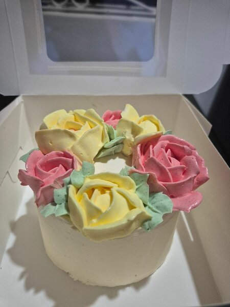 Gâteau floral décoratif