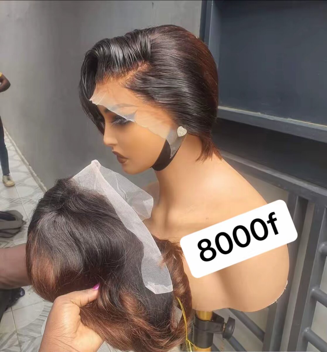 Perruque Lace Bob Court