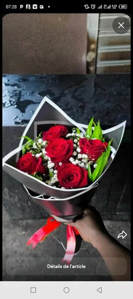 Bouquet de roses rouges