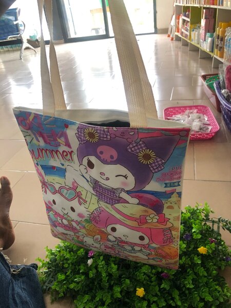 Sac fourre-tout kawaii coloré