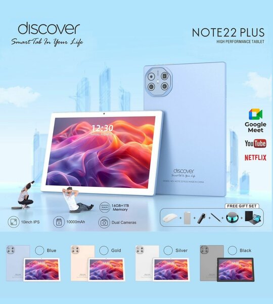 Tablette Discover Note22 Plus