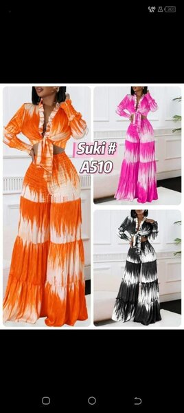 Robe longue tie-dye Suki #A510