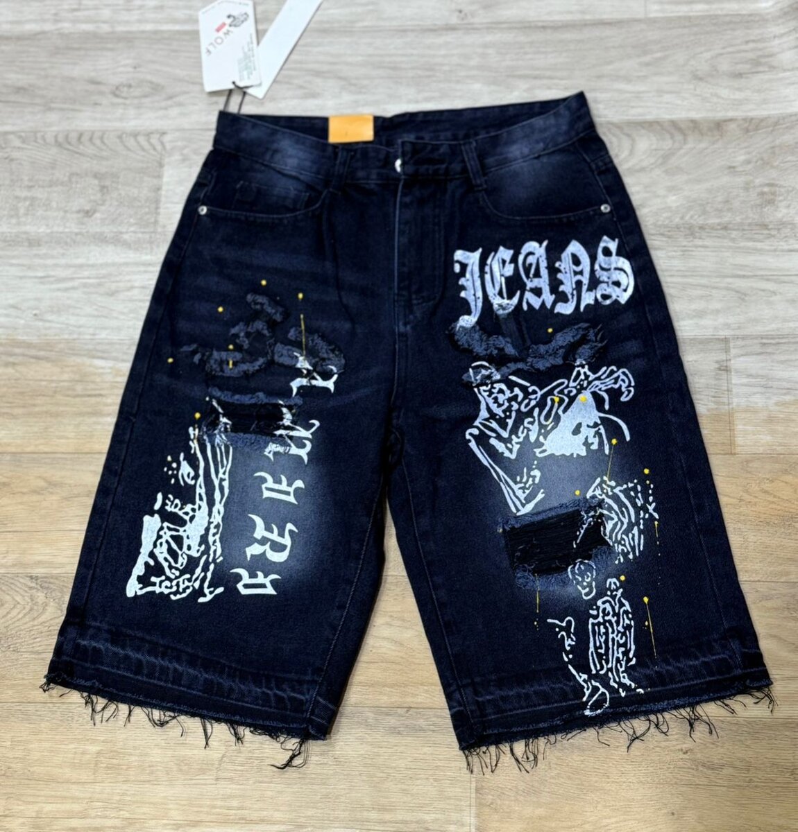 Shorts en jeans décontractés homme