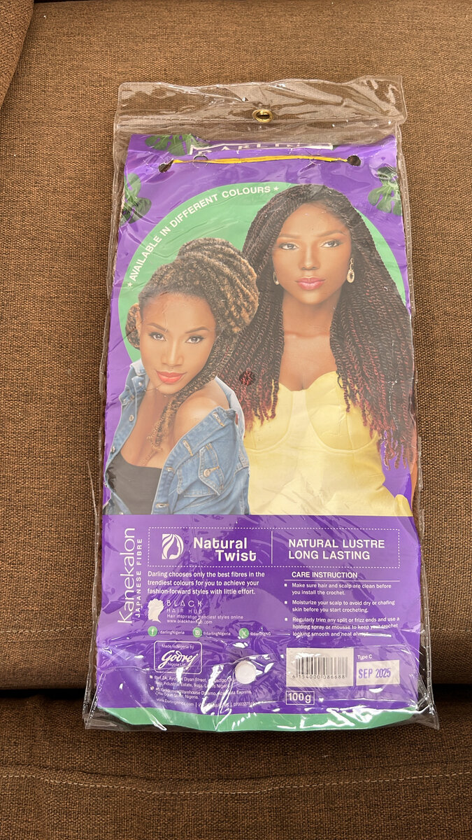 Cheveux Synthétiques Twist 20"