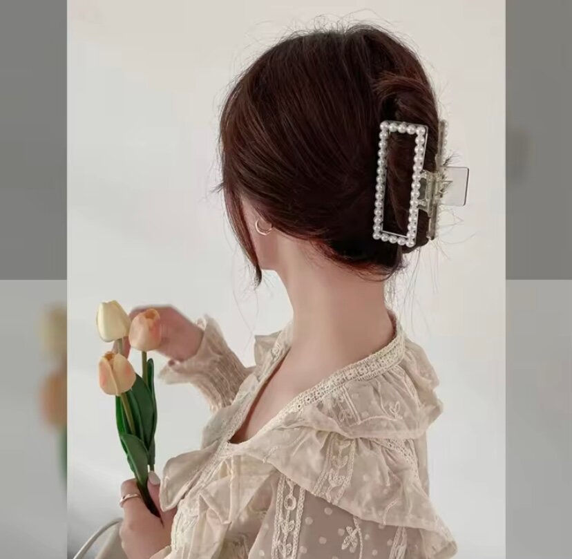 Pinces à cheveux perles élégantes