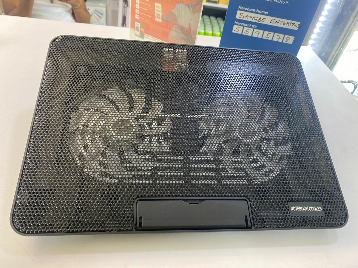 Laptop Stand with Cooling Fans & Led Lights