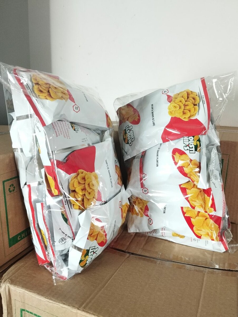 Chips de banane croustillantes