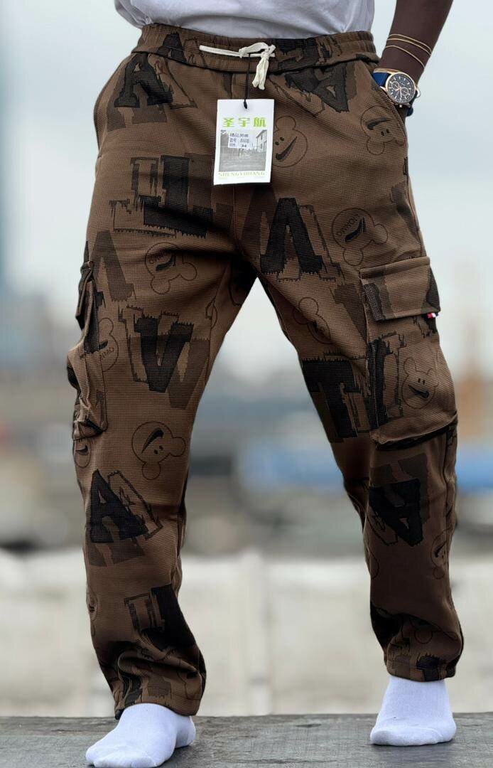 Pantalons cargo imprimés homme