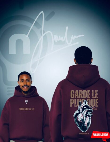 Sweat à Capuche "Garde le Cœur"