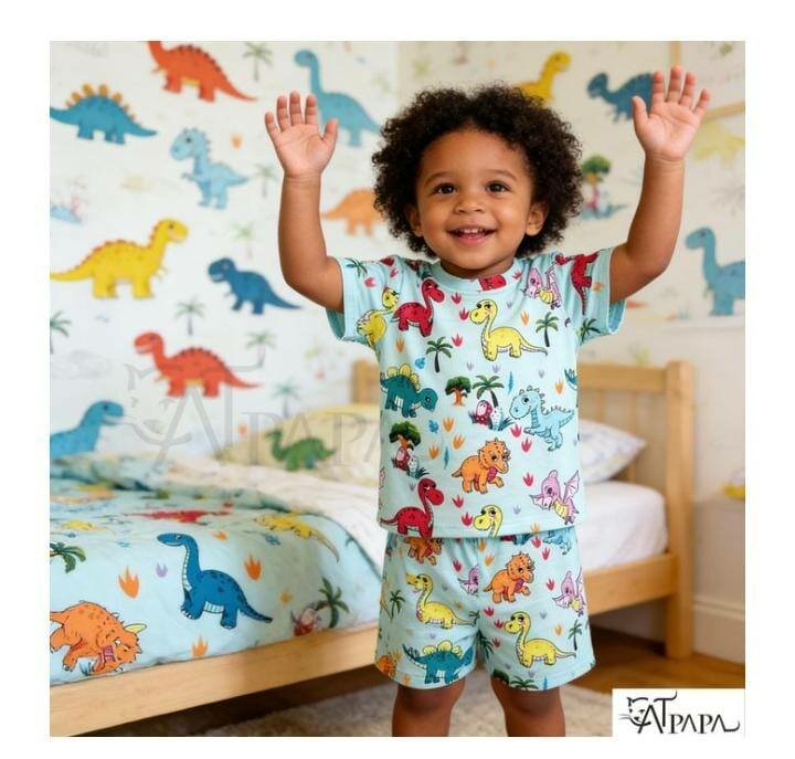 Ensemble pyjama dinosaure pour garçon
