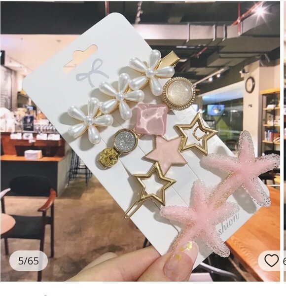 Pinces à Cheveux et hijab en Acrylique pour Femmes,