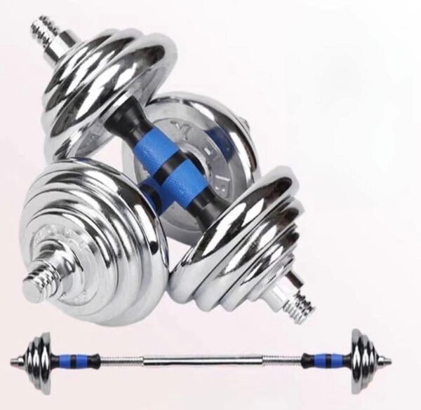 Haltère réglable chromé 20kg