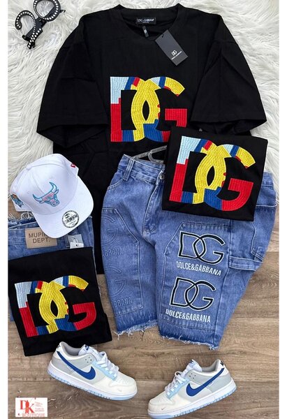 Ensemble T-shirt et Short Urbain