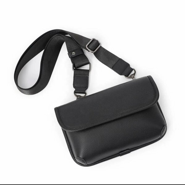 sac en bandoulière en cuir véritable